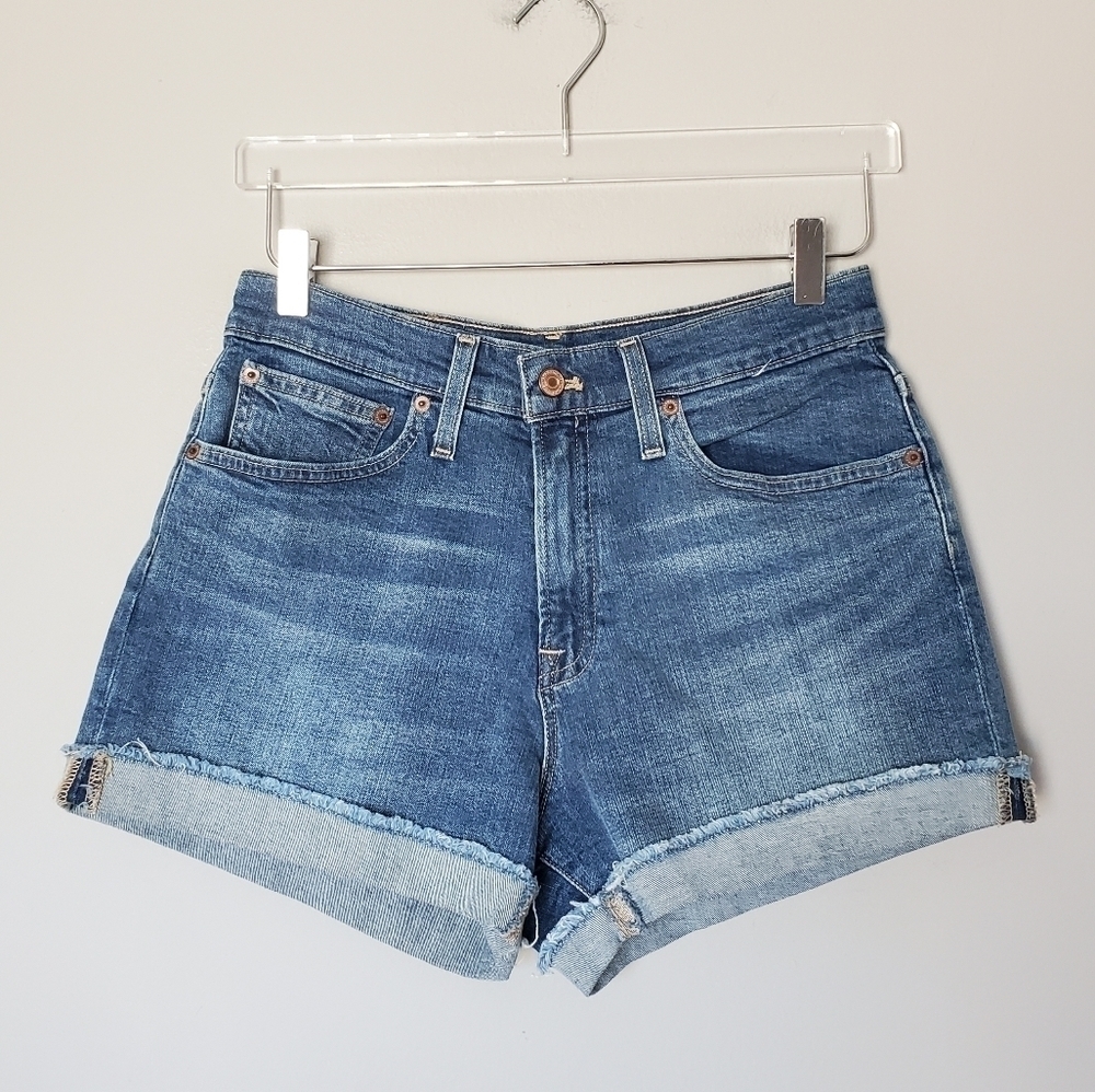 J. Crew Cut-Off Rolled Hem High Rise Waist Shorts Size 27 NWT